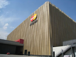 奧運籃球館木塑地板安裝